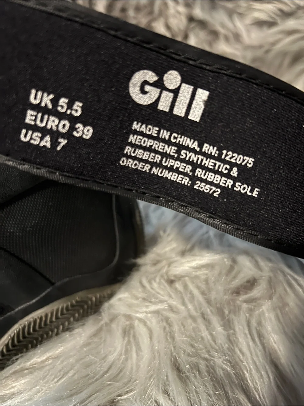 Gill Men's Black Waterproof Sailing Boots